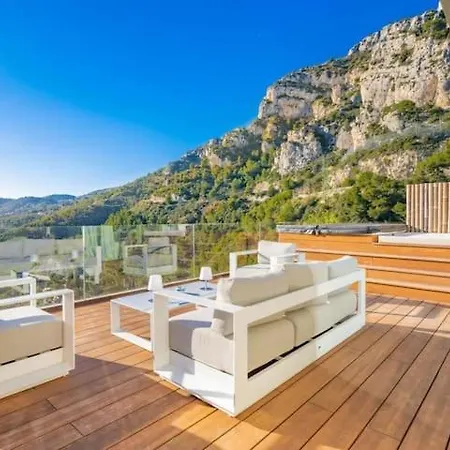 De Luxe Avec Vue Panoramique Sur La Et Monaco